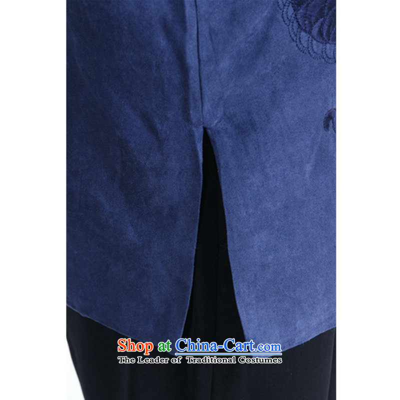 In accordance with the new spring and autumn gel men Tang dynasty retro sheikhs wind Ssangyong embroidered with Father Tang jackets on Tsing M to LGD/M1150# fuser , , , shopping on the Internet