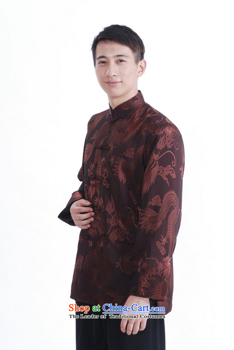 In accordance with the Fuser Spring New men of nostalgia for the Tang dynasty China wind qipao gown direct collar Double Pocketed Dad On replacing Tang's jacket LGD/M1143# figure L picture, prices, brand platters! The elections are supplied in the national character of distribution, so action, buy now enjoy more preferential! As soon as possible.