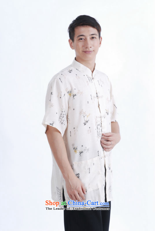 In accordance with the new summer gel men of ethnic daily Tang Dynasty Short-Sleeve Mock-Neck Classic tray clip Tang blouses LGD/M0003# figure XL Photo, prices, brand platters! The elections are supplied in the national character of distribution, so action, buy now enjoy more preferential! As soon as possible.