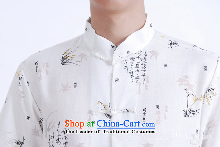 In accordance with the new summer gel men of ethnic Chinese Tang dynasty Short-Sleeve Mock-Neck single row detained suit father Tang dynasty replace short-sleeved T-shirt LGD/M0004# figure M picture, prices, brand platters! The elections are supplied in the national character of distribution, so action, buy now enjoy more preferential! As soon as possible.