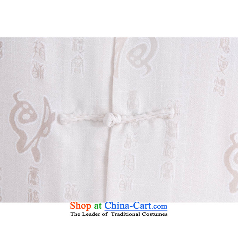 In accordance with the new fuser Tang Dynasty Men's Mock-Neck letters abounds qipao retro-fit father short-sleeved detained Tang blouses LGD/M0019#  XL, in accordance with the fuser as shown in Figure , , , shopping on the Internet