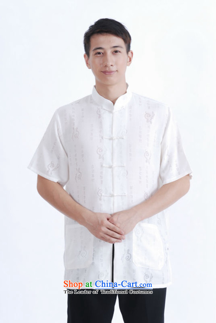 In accordance with the fuser for summer New Men Chinese Tang dynasty short-sleeved qipao Mock-neck classical disc loading father short-sleeved detained Tang blouses LGD/M0020# figure M picture, prices, brand platters! The elections are supplied in the national character of distribution, so action, buy now enjoy more preferential! As soon as possible.