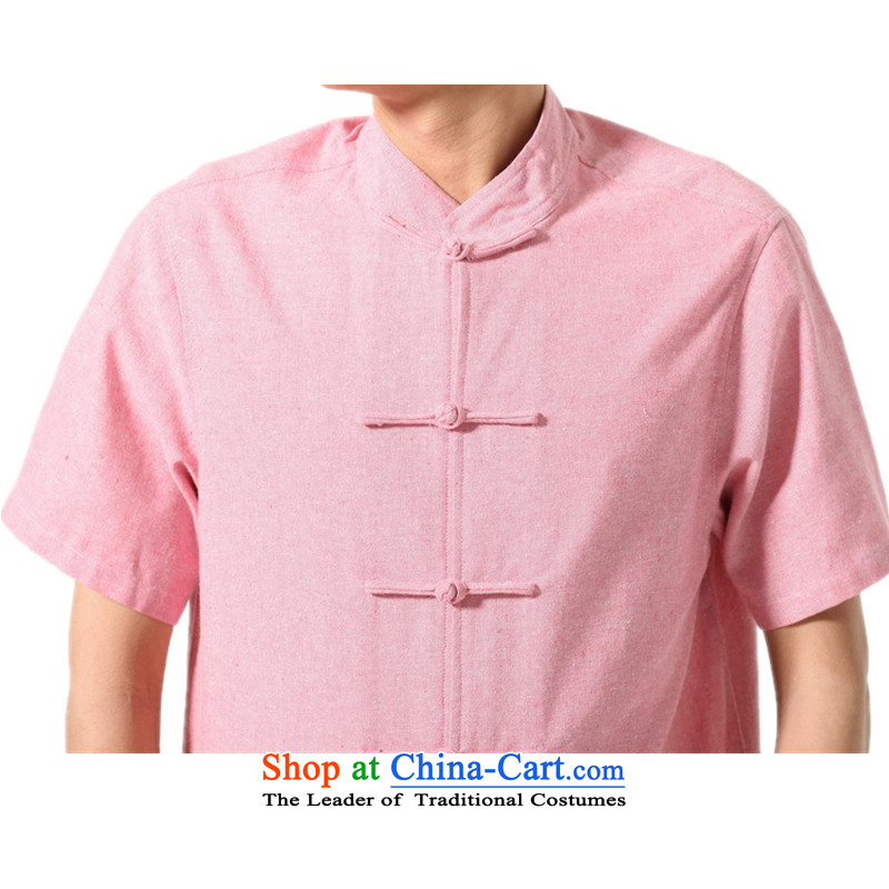 In accordance with the fuser for summer new Chinese Daily Tang dynasty Classic tray snap stylish shirt father Tang dynasty replace short-sleeved T-shirt color picture , L, in accordance with LGD/M0053# fuser , , , shopping on the Internet