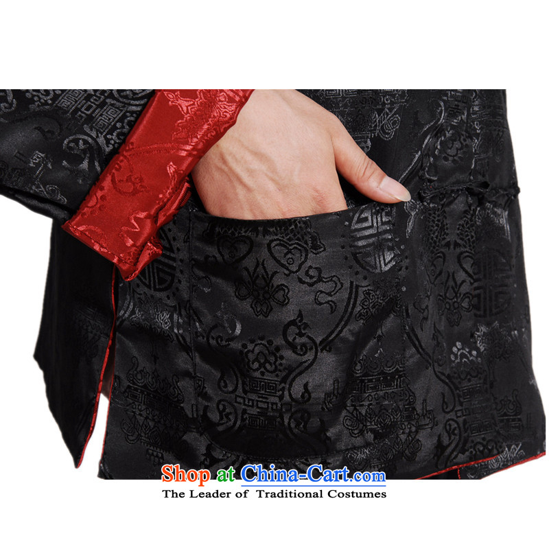 In accordance with the new spring and autumn gel men daily improved Tang Gown cheongsam collar jacquard duplex through his father with Tang Dynasty Long-sleeve LGD/M1045#  XL, in accordance with the fuser as shown in Figure , , , shopping on the Internet