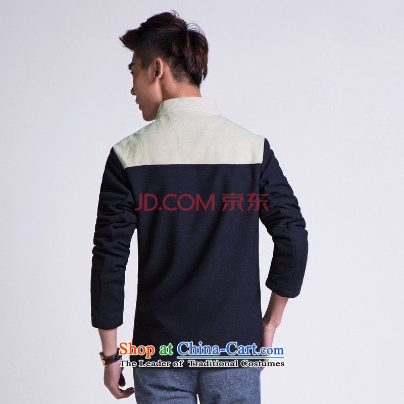 【 WOLFLAG Health 2015 spring of leisure as Korean fashion Sau San collar jacket Tang Jacket Card M(165),WOLFLAG AB-5320H+_ men and its shopping on the Internet has been pressed.