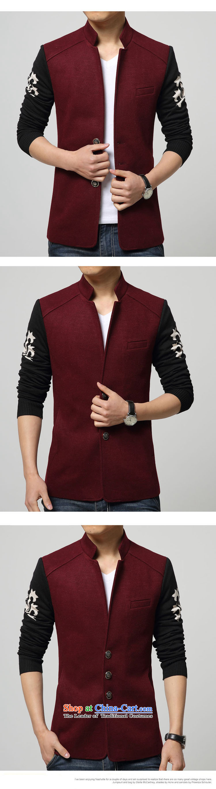 The new trend of cheaters Men's Mock-Neck Large to increase gross for suits 556 Zhongshan? Black XL Photo, prices, brand platters! The elections are supplied in the national character of distribution, so action, buy now enjoy more preferential! As soon as possible.