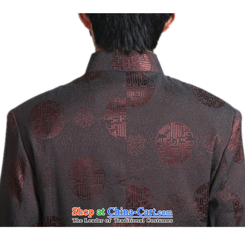 In accordance with the stylish new fuser spring and autumn sheikhs wind daily improved Tang dynasty qipao gown dad collar straight boxed long-sleeved blouses jacket WNS/2285# Tang -1# 3XL, gel to , , , shopping on the Internet