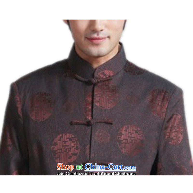 In accordance with the stylish new fuser spring and autumn sheikhs wind daily improved Tang dynasty qipao gown dad collar straight boxed long-sleeved blouses jacket WNS/2285# Tang -1# 3XL, gel to , , , shopping on the Internet