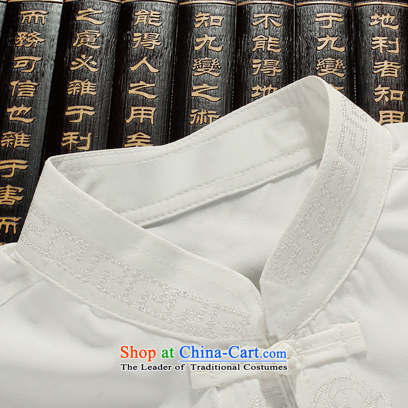 The Lhoba nationality Wei Mephidross warranty 2015 new elderly summer short-sleeved Tang dynasty men's shirts cotton father blouses package mail black 190, Warranty Judy Wai (B.L.WEIMAN Overgrown Tomb) , , , shopping on the Internet