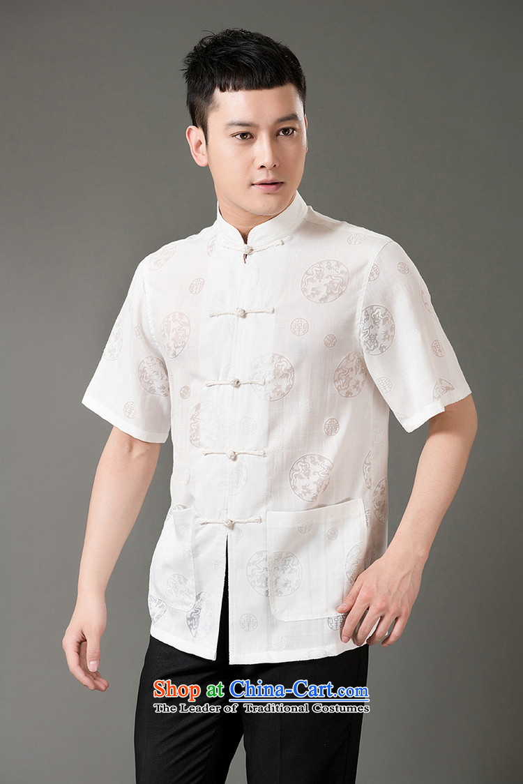 Boris poem federation short-sleeved Tang dynasty in Tang Dynasty elderly men by 2015 summer, emulation silk Tang blouses manually disc detained national costumes Chinese Tang dynasty collar beige XXL/180 picture, prices, brand platters! The elections are supplied in the national character of distribution, so action, buy now enjoy more preferential! As soon as possible.