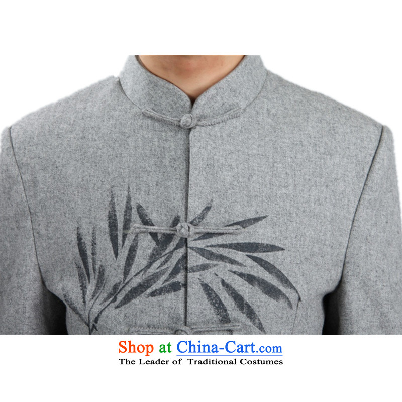 In accordance with the new fuser men of nostalgia for the improvement of the day-to-day Chinese tunic collar single row detained plants flower father replacing Tang jackets WNS/2355# -1# 3XL, gel to , , , shopping on the Internet