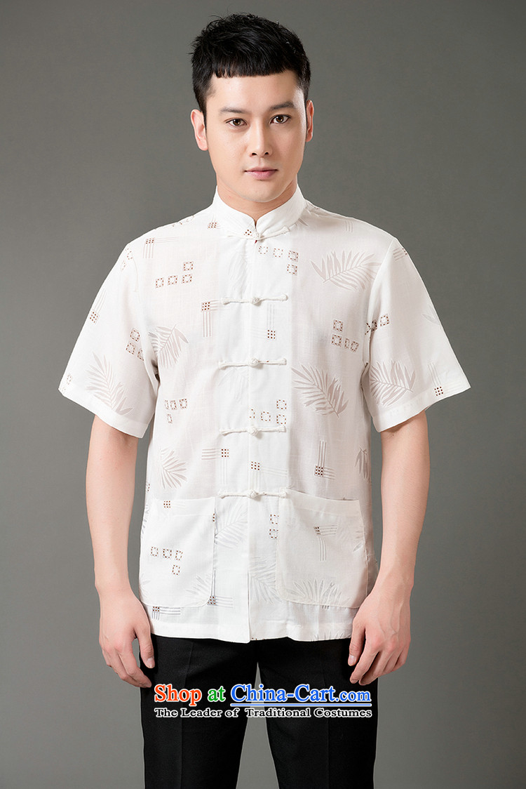 Boris poem federation short-sleeved Tang dynasty in Tang Dynasty elderly men by 2015 summer, emulation silk Tang blouses manually disc detained national costumes Chinese Tang dynasty white collar M/165 picture, prices, brand platters! The elections are supplied in the national character of distribution, so action, buy now enjoy more preferential! As soon as possible.