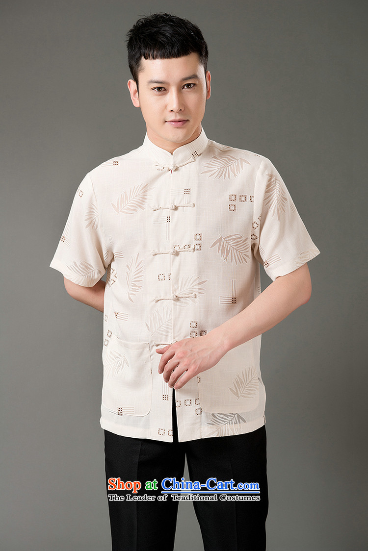 Boris poem federation short-sleeved Tang dynasty in Tang Dynasty elderly men by 2015 summer, emulation silk Tang blouses manually disc detained national costumes Chinese Tang dynasty white collar XXL/180 picture, prices, brand platters! The elections are supplied in the national character of distribution, so action, buy now enjoy more preferential! As soon as possible.