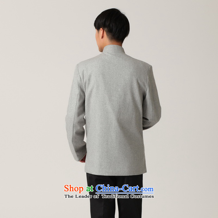 In accordance with the stylish new fuser men of ethnic Chinese tunic improved solid color word collar detained father replacing Tang jackets WNS/2398# - 1 Gray 2XL Photo, prices, brand platters! The elections are supplied in the national character of distribution, so action, buy now enjoy more preferential! As soon as possible.