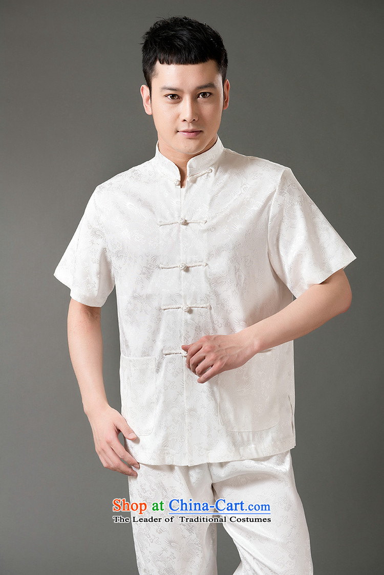 Boris poem federation short-sleeved Tang Dynasty Package for men and elderly men Tang dynasty 2015 Summer) Emulation silk Tang hand-held national costumes Chinese Tang dynasty collar XXL/180 black picture, prices, brand platters! The elections are supplied in the national character of distribution, so action, buy now enjoy more preferential! As soon as possible.