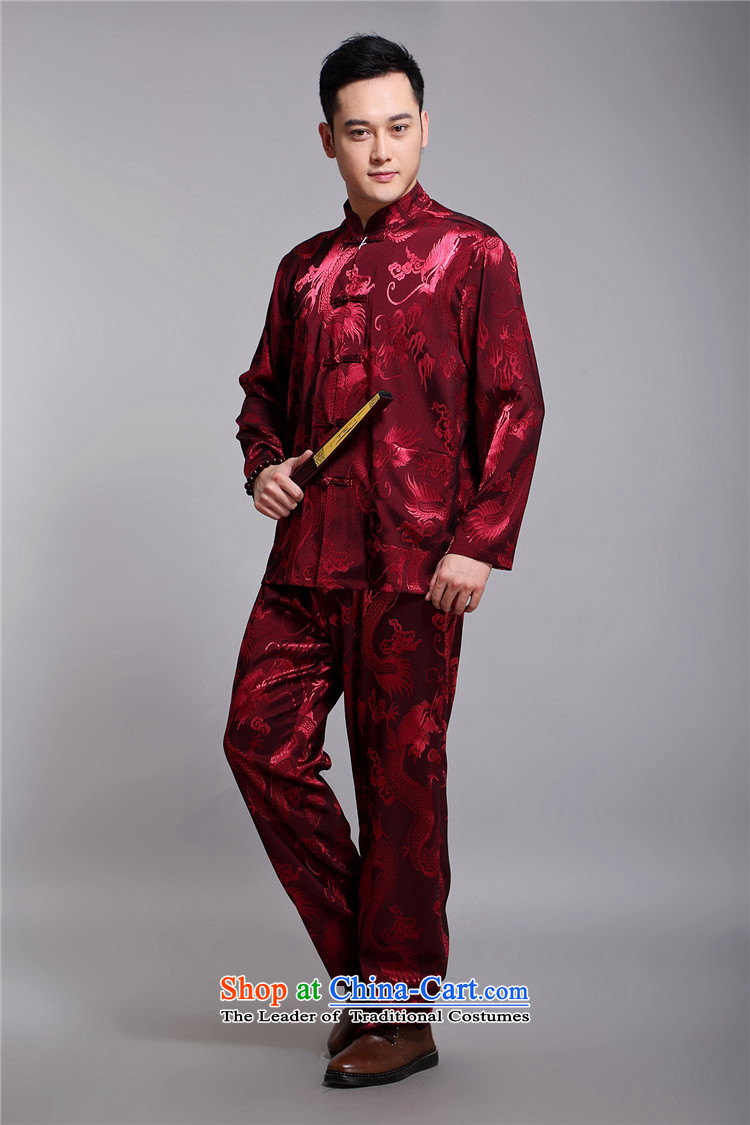 Kanaguri Mouse Tang dynasty and the spring and summer new long-sleeved jacket in Chinese father dress older men Tang Dynasty Package large red XL Photo, prices, brand platters! The elections are supplied in the national character of distribution, so action, buy now enjoy more preferential! As soon as possible.
