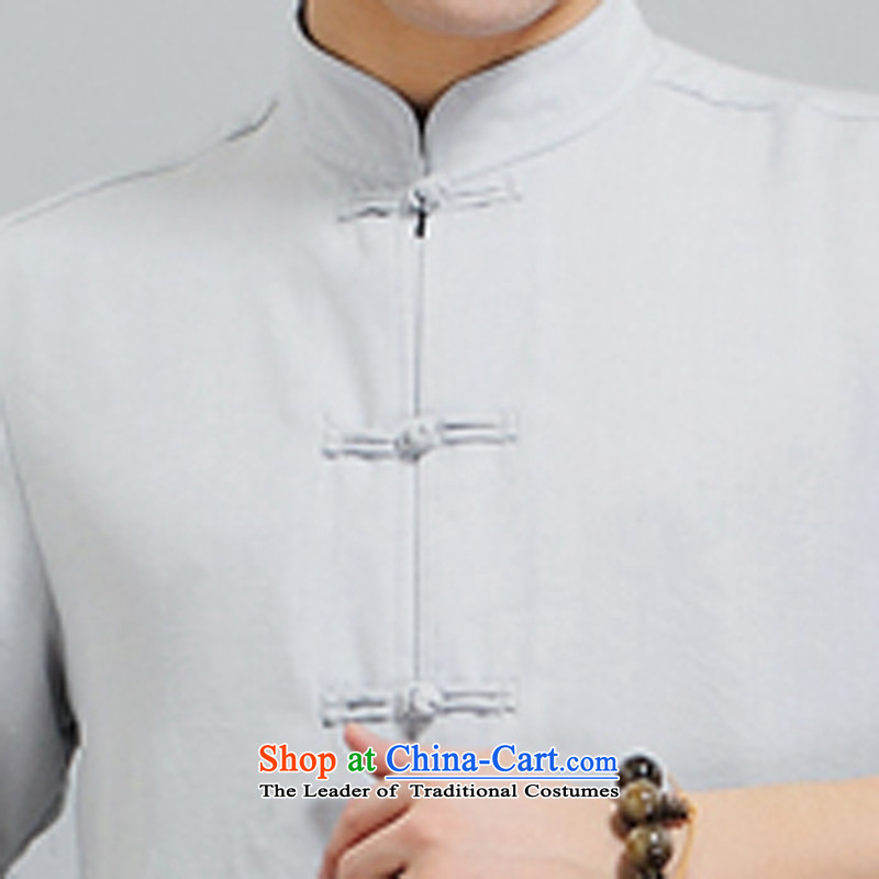 Rollet HIV Tang dynasty in the number of older men and short-sleeve kit Mr Ronald Tang dynasty short-sleeved kit of older persons for summer China wind White XL, HIV (AICAROLINA ROLLET) , , , shopping on the Internet