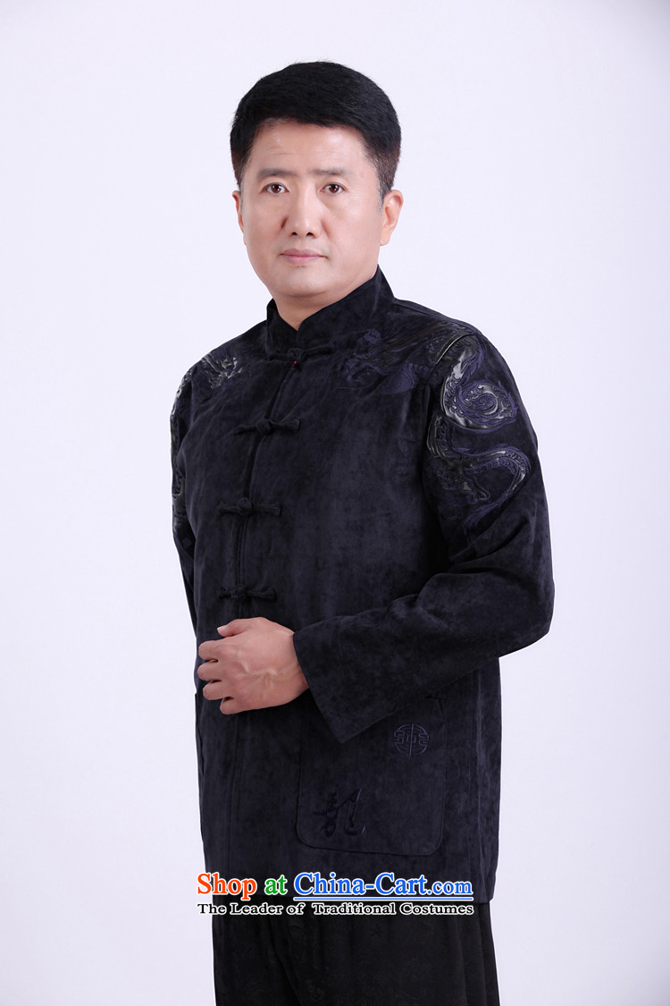Mr Tang Dynasty poem federation male long-sleeved 2015 New China wind spring and autumn in consultations over the life of older birthday wearing Chinese father jackets blue 180 pictures, prices, brand platters! The elections are supplied in the national character of distribution, so action, buy now enjoy more preferential! As soon as possible.