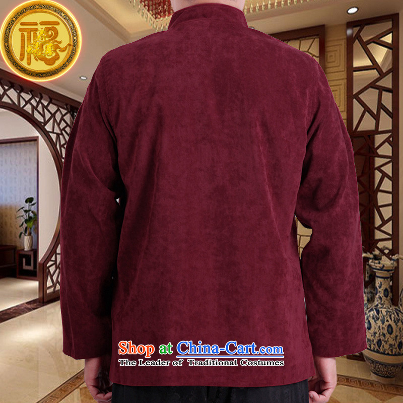 Mr Tang Dynasty poem federation male long-sleeved 2015 New China wind spring and autumn in consultations over the life of older birthday wearing Chinese father jackets blue 180, Federation (lianbangbos Boris poem) , , , shopping on the Internet
