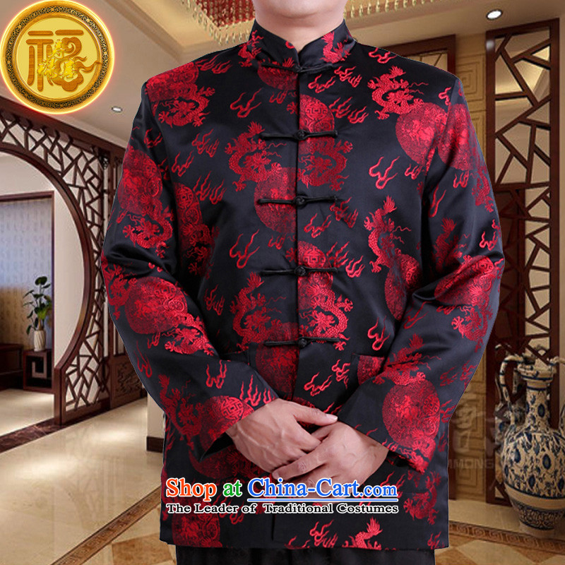 Mr Tang Dynasty poem federation male long-sleeved 2015 New China wind spring and autumn in consultations over the life of older birthday wearing Chinese father jackets red 170, the Federation Bao Shi (lianbangbos) , , , shopping on the Internet