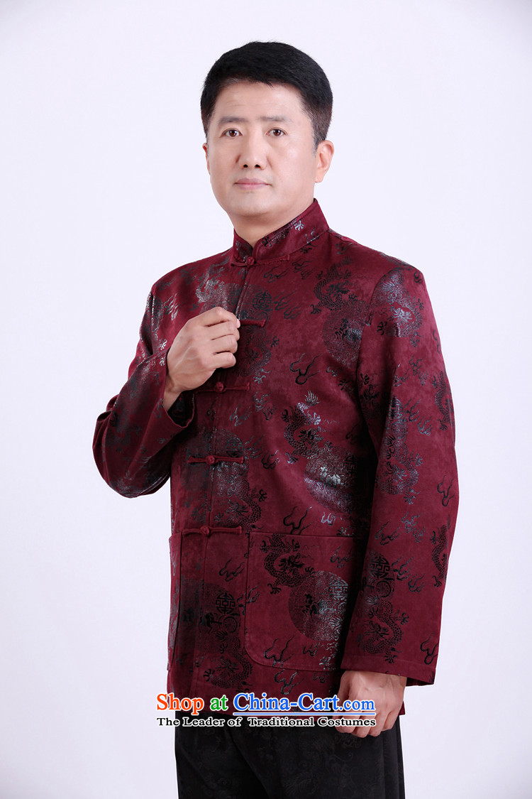 Mr Tang Dynasty poem federation male long-sleeved 2015 New China wind spring and autumn in consultations over the life of older birthday wearing Chinese father jackets red 180 pictures, prices, brand platters! The elections are supplied in the national character of distribution, so action, buy now enjoy more preferential! As soon as possible.