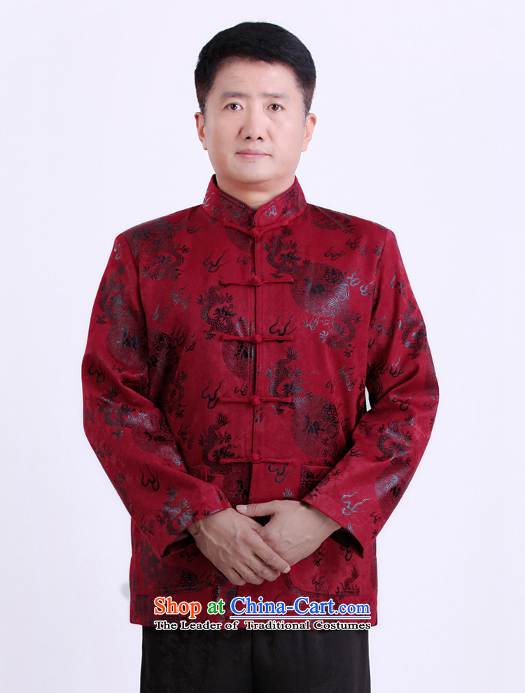 Mr Tang Dynasty poem federation male long-sleeved 2015 New China wind spring and autumn in consultations over the life of older birthday wearing Chinese father jackets red 180 pictures, prices, brand platters! The elections are supplied in the national character of distribution, so action, buy now enjoy more preferential! As soon as possible.