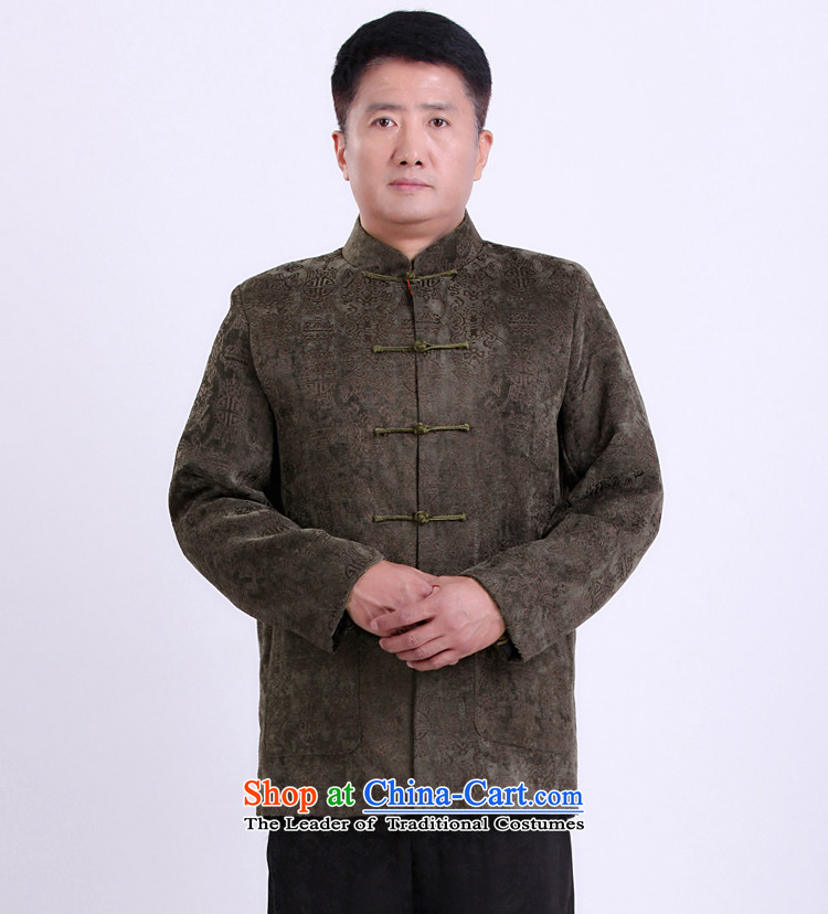 Mr Sze Chun Tang Federation replacing men long-sleeved 2015 new high-end scouring pads in the consultations the sushi clothing birthday older Chinese father jackets Green 175 pictures, prices, brand platters! The elections are supplied in the national character of distribution, so action, buy now enjoy more preferential! As soon as possible.