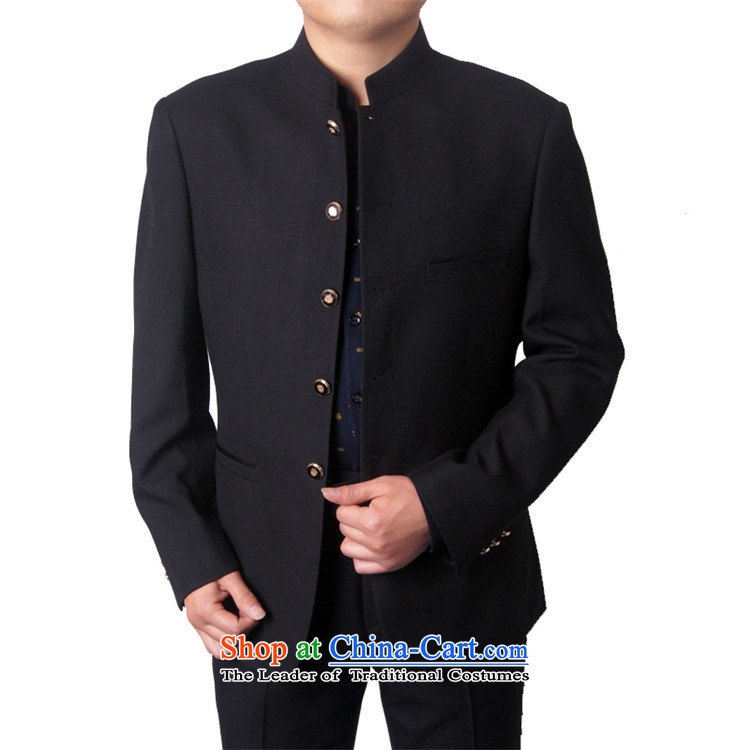 Mr Rafael Hui business and leisure British Men's Mock-Neck Chinese tunic of Sau San Chinese boxed sets of middle-aged men and suits father wedding-dress 665 Black 160 pictures, prices, brand platters! The elections are supplied in the national character of distribution, so action, buy now enjoy more preferential! As soon as possible.
