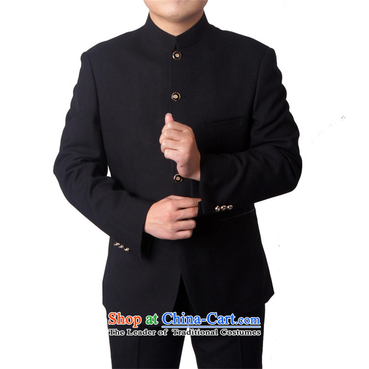 Mr Rafael Hui business and leisure British Men's Mock-Neck Chinese tunic of Sau San Chinese boxed sets of middle-aged men and suits father wedding-dress 665 Black 160 pictures, prices, brand platters! The elections are supplied in the national character of distribution, so action, buy now enjoy more preferential! As soon as possible.