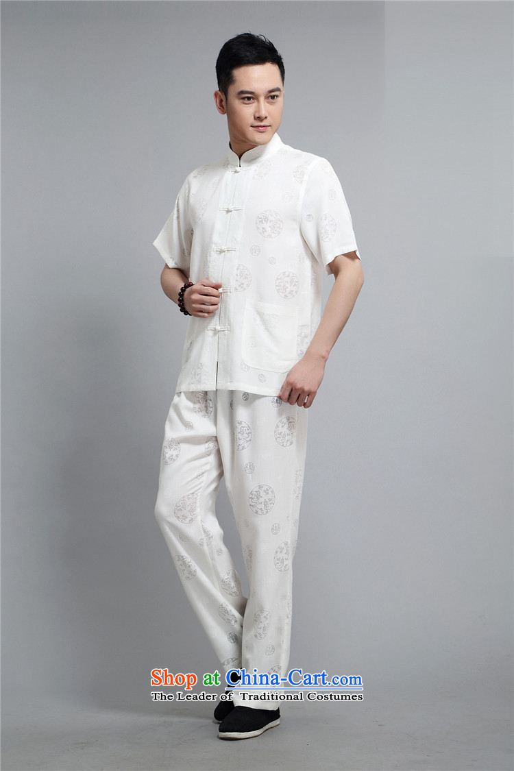 Kanaguri mouse linen men Tang Dynasty Package short-sleeved shirt summer manually disc detained Chinese national costumes XXXL comfortable white picture, prices, brand platters! The elections are supplied in the national character of distribution, so action, buy now enjoy more preferential! As soon as possible.