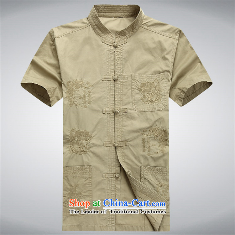 Rollet HIV Tang dynasty in the number of older men and short-sleeved T-shirt exercise clothing cotton father jackets cardigan dark green M picture, prices, brand platters! The elections are supplied in the national character of distribution, so action, buy now enjoy more preferential! As soon as possible.