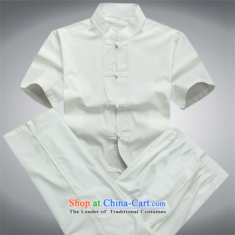 Hiv Rollet men short-sleeved T-shirt kit male summer cotton Tang dynasty short-sleeved shirt increase male White Kit L picture, prices, brand platters! The elections are supplied in the national character of distribution, so action, buy now enjoy more preferential! As soon as possible.
