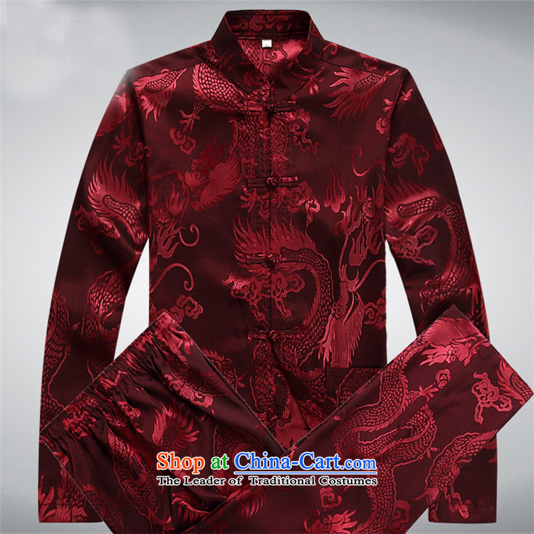 Kanaguri mouse spring men Tang Dynasty Package long-sleeved shirt national costumes in Chinese elderly Tang red kit M picture, prices, brand platters! The elections are supplied in the national character of distribution, so action, buy now enjoy more preferential! As soon as possible.