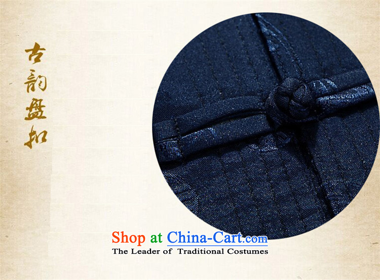 Hiv Rollet Autumn New Men Tang jacket in the national costumes of older men blue  XL Photo, prices, brand platters! The elections are supplied in the national character of distribution, so action, buy now enjoy more preferential! As soon as possible.