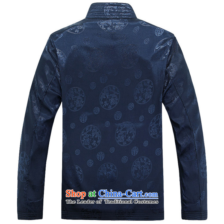 Hiv Rollet Autumn New Men Tang jacket in the national costumes of older men blue  XL Photo, prices, brand platters! The elections are supplied in the national character of distribution, so action, buy now enjoy more preferential! As soon as possible.