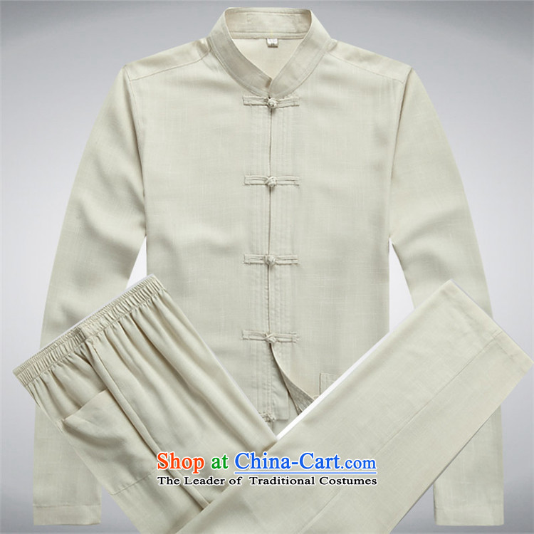 Kanaguri mouse spring linen men Tang dynasty and long-sleeved kit of older persons in the summer of Chinese grandfather White Kit XXXL picture, prices, brand platters! The elections are supplied in the national character of distribution, so action, buy now enjoy more preferential! As soon as possible.