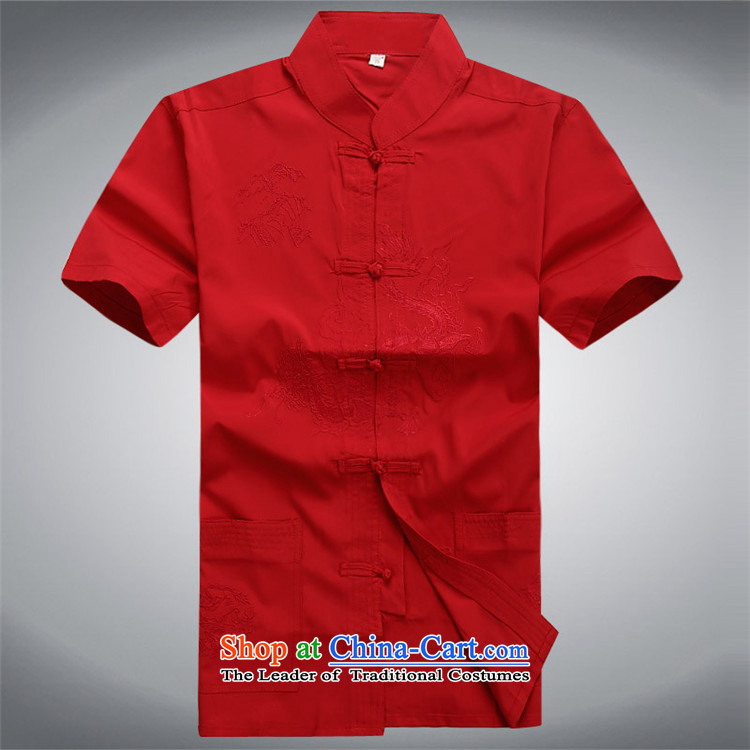 Hiv Rollet summer men Tang dynasty short-sleeved T-shirt China Wind Pants summer red kit M picture, prices, brand platters! The elections are supplied in the national character of distribution, so action, buy now enjoy more preferential! As soon as possible.
