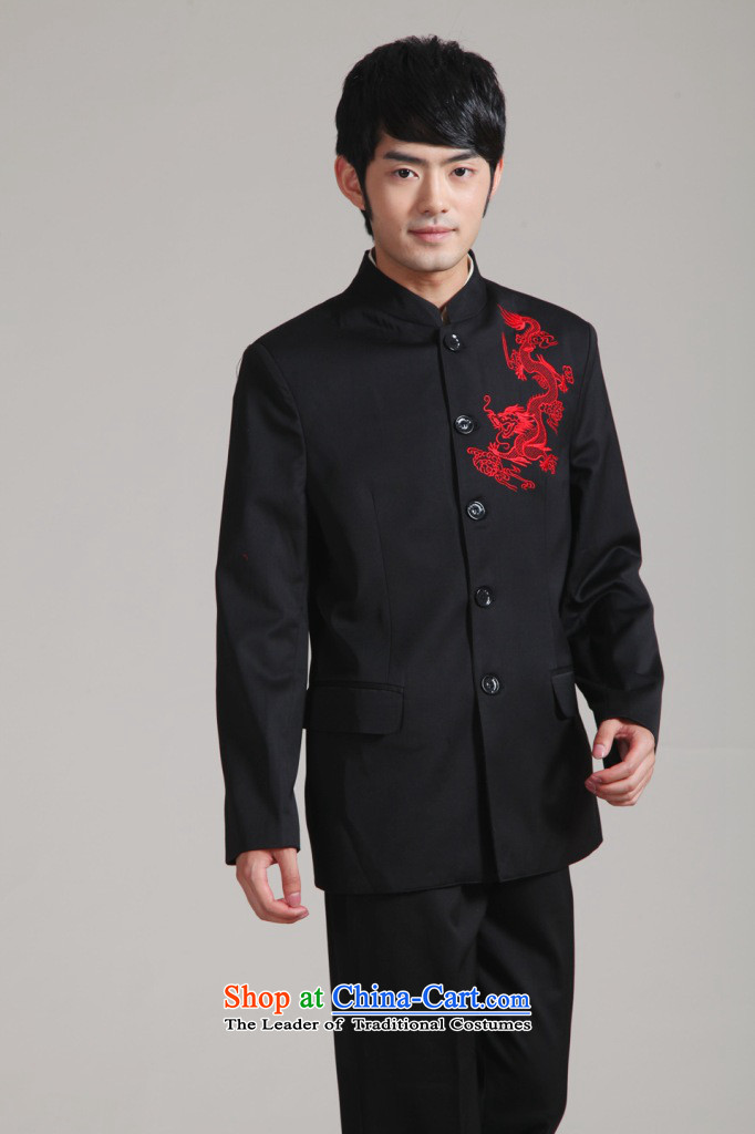 Ms Au King Mansion to Men's Mock-Neck Korean Chinese tunic suit coats the bridegroom wedding dresses Sau San Kit - 1 black XXXL picture, prices, brand platters! The elections are supplied in the national character of distribution, so action, buy now enjoy more preferential! As soon as possible.