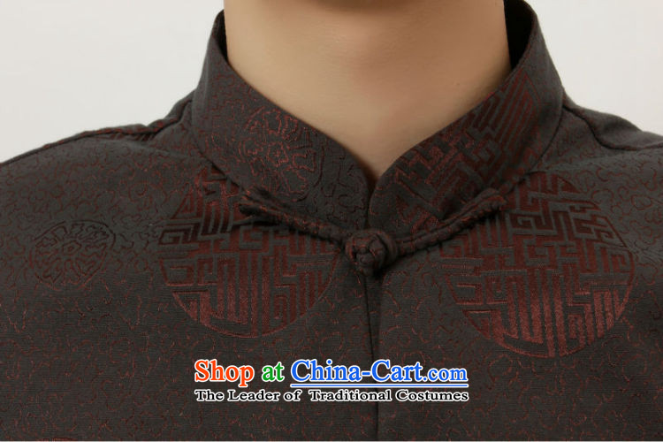 To Jing Ge older Tang dynasty China wind collar dress too Shou Yi wedding services will Chinese male Tang jackets wine red XXXL picture, prices, brand platters! The elections are supplied in the national character of distribution, so action, buy now enjoy more preferential! As soon as possible.