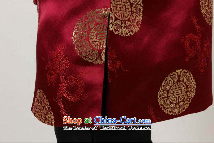 To Jing Ge older Tang dynasty China wind collar dress too Shou Yi wedding services will Chinese men and Tang dynasty M4004 wine red L picture, prices, brand platters! The elections are supplied in the national character of distribution, so action, buy now enjoy more preferential! As soon as possible.