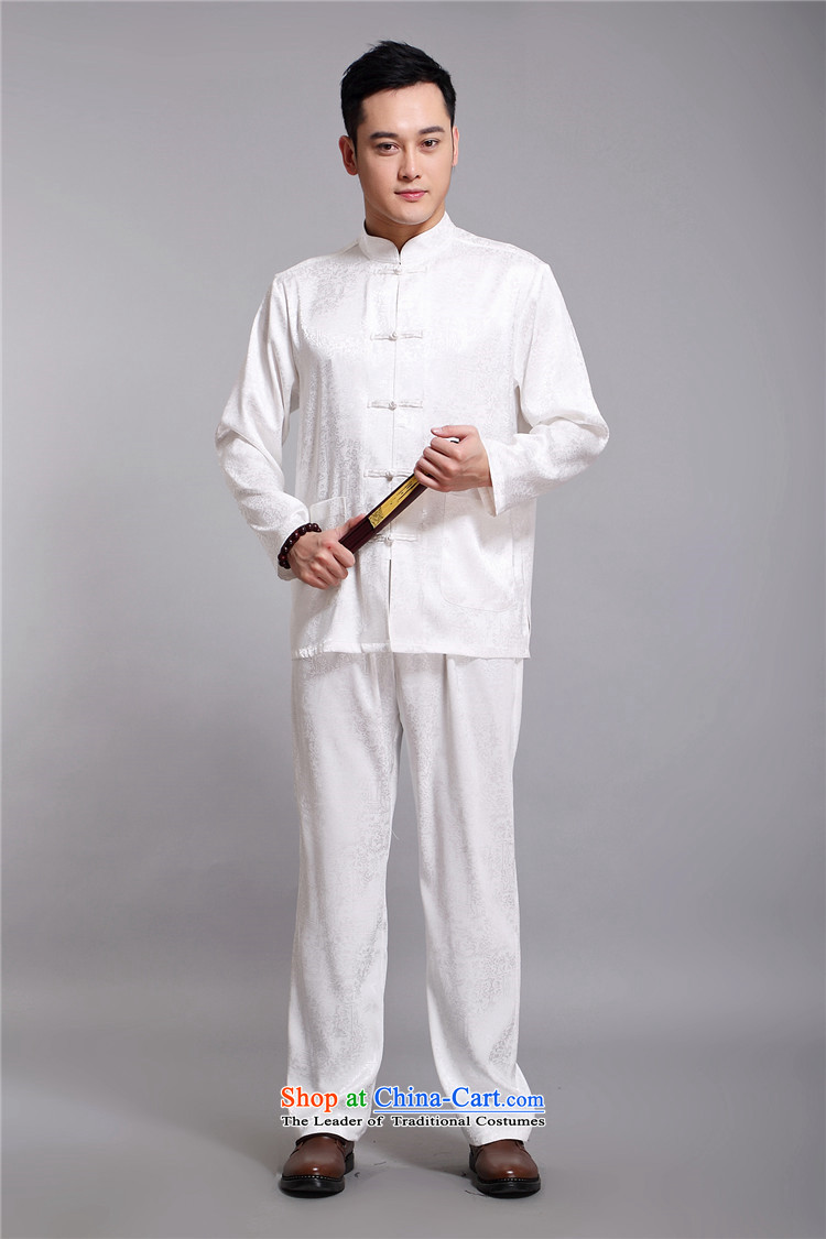 Hiv Rollet men Tang Dynasty Package in the summer of Tang Dynasty older men and the spring and summer of long-sleeved shirt with white XXL pants kit picture, prices, brand platters! The elections are supplied in the national character of distribution, so action, buy now enjoy more preferential! As soon as possible.