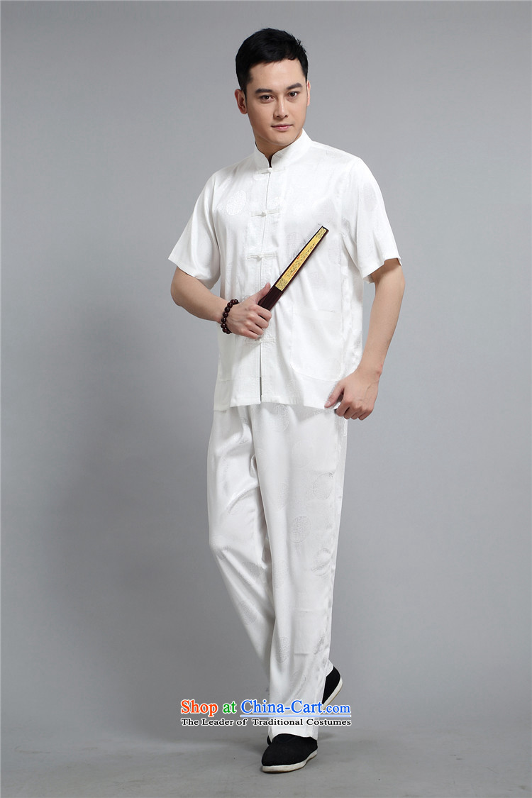 Hiv Rollet men Tang dynasty short-sleeved Han-xia men and boys Kit Tang Dynasty Chinese shirt loose white XL Photo, prices, brand platters! The elections are supplied in the national character of distribution, so action, buy now enjoy more preferential! As soon as possible.