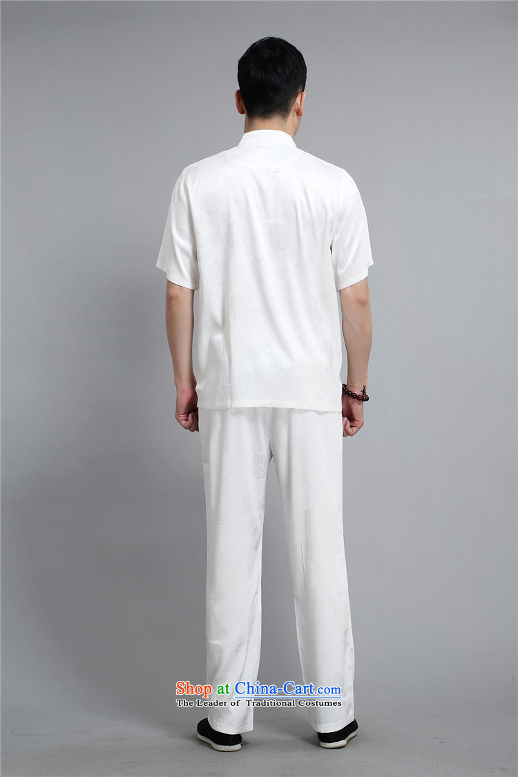 Hiv Rollet men Tang dynasty short-sleeved Han-xia men and boys Kit Tang Dynasty Chinese shirt loose white XL Photo, prices, brand platters! The elections are supplied in the national character of distribution, so action, buy now enjoy more preferential! As soon as possible.