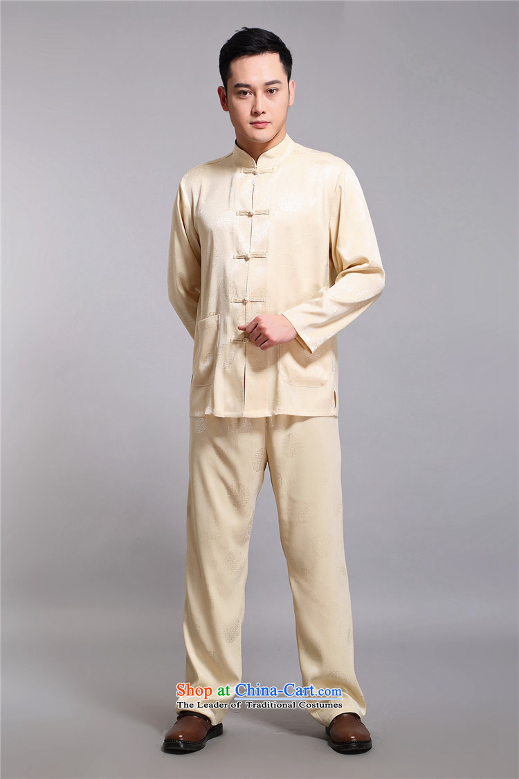 Hiv Rollet summer, older disk deduction exercise clothing collar Tang dynasty and long-sleeved traditional Chinese tunic Kit Gold XXL picture, prices, brand platters! The elections are supplied in the national character of distribution, so action, buy now enjoy more preferential! As soon as possible.