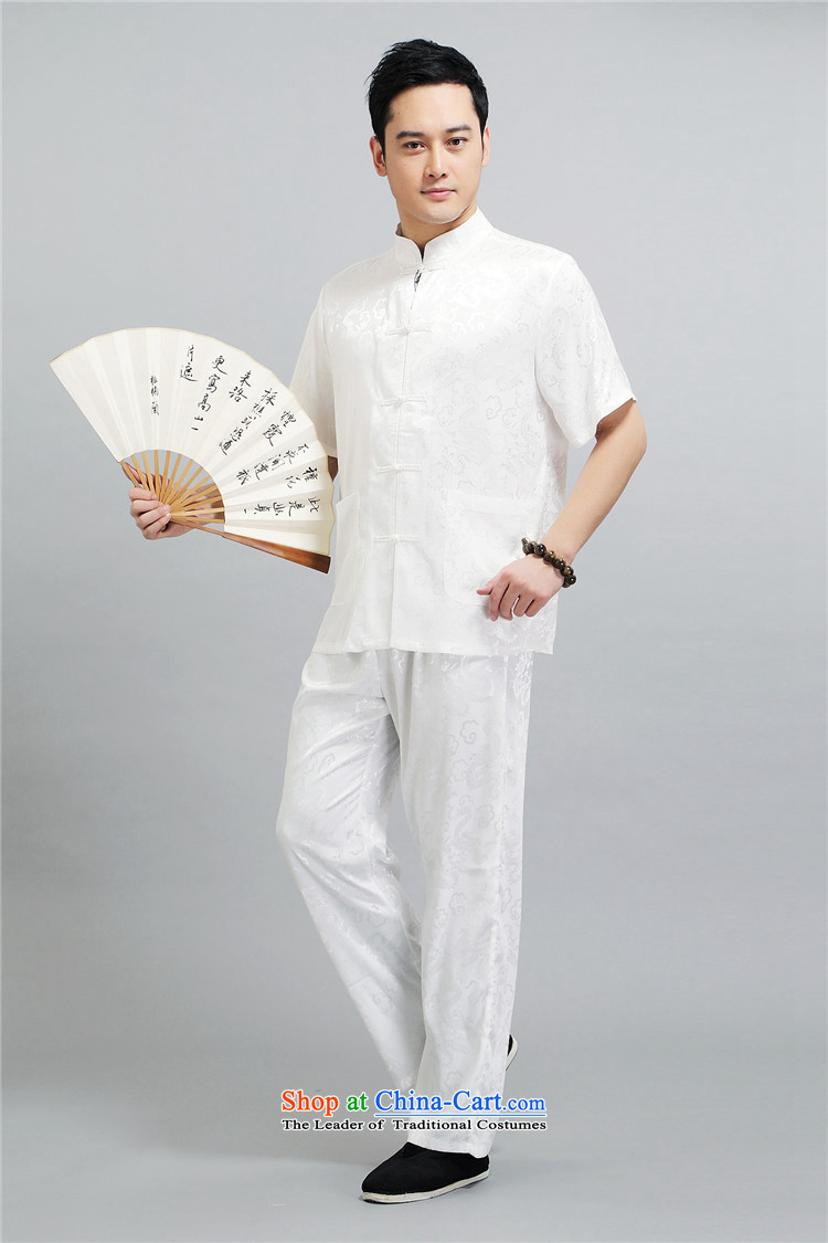 Hiv Rollet Summer of older persons in the Tang Dynasty Package short-sleeved men Han-ball-service national costume Chinese collar light gray XXXXL picture, prices, brand platters! The elections are supplied in the national character of distribution, so action, buy now enjoy more preferential! As soon as possible.