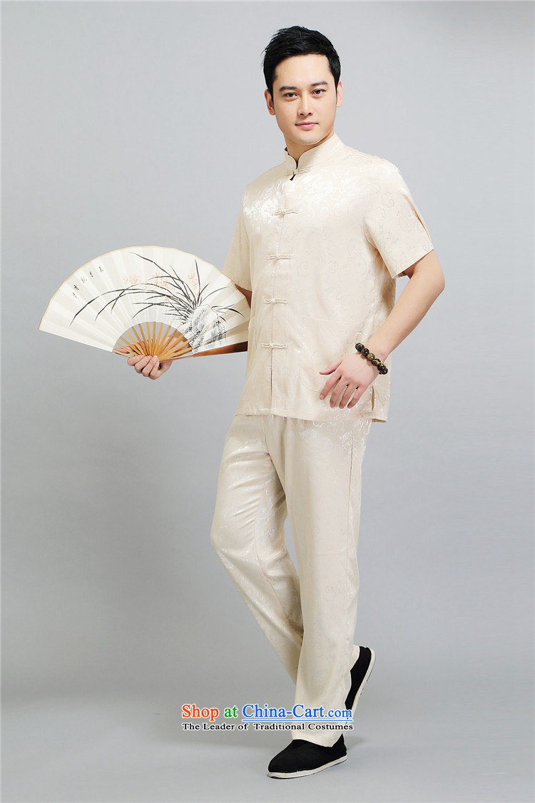 Hiv Rollet Summer of older persons in the Tang Dynasty Package short-sleeved men Han-ball-service national costume Chinese collar light gray XXXXL picture, prices, brand platters! The elections are supplied in the national character of distribution, so action, buy now enjoy more preferential! As soon as possible.