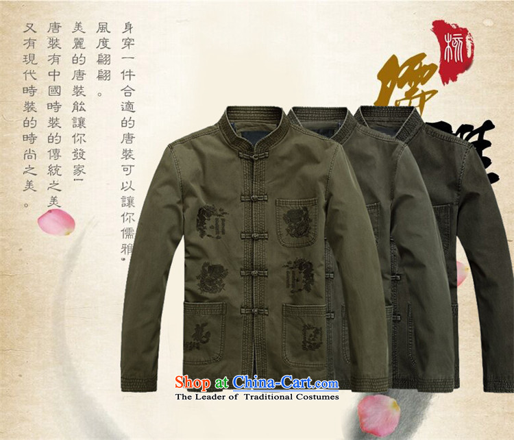 Kanaguri mouse spring and summer men in long-sleeved Tang Dynasty Tang dynasty older men and elderly long-sleeved jacket Tang men gray and green XL Photo, prices, brand platters! The elections are supplied in the national character of distribution, so action, buy now enjoy more preferential! As soon as possible.