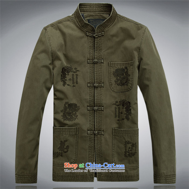 Kanaguri mouse spring and summer men in long-sleeved Tang Dynasty Tang dynasty older men and elderly long-sleeved jacket Tang men gray and green XL Photo, prices, brand platters! The elections are supplied in the national character of distribution, so action, buy now enjoy more preferential! As soon as possible.