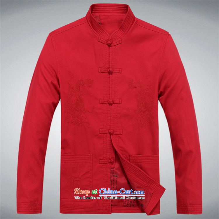 Kanaguri mouse during the spring and autumn men Tang Dynasty Chinese elderly in men's men casual spring loaded National Red Jacket father M picture, prices, brand platters! The elections are supplied in the national character of distribution, so action, buy now enjoy more preferential! As soon as possible.
