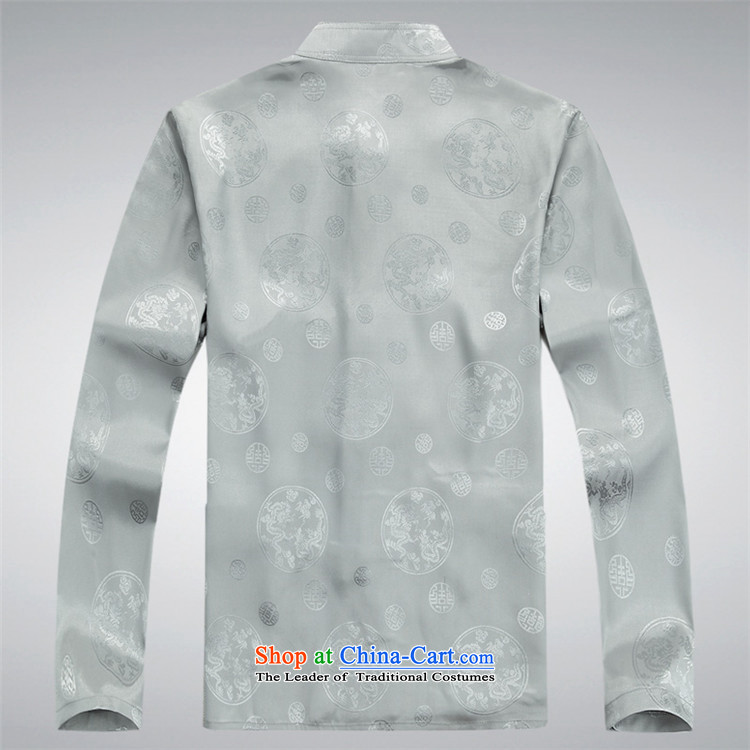Rollet HIV from older men Tang dynasty long-sleeved Kit Tang Dynasty Chinese shirt and gray suit XL Photo, prices, brand platters! The elections are supplied in the national character of distribution, so action, buy now enjoy more preferential! As soon as possible.
